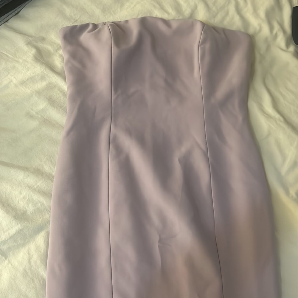 Jay Godfrey Purple Sheath Strapless Dress - Picture 5 of 6